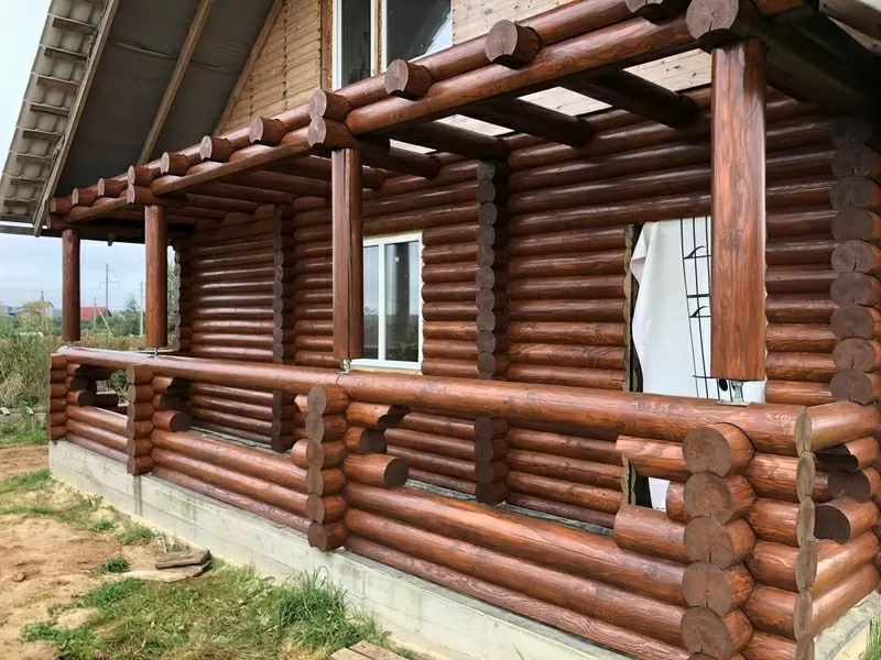 Шлифовка,  покраска,  герметизация срубов по всей Беларуси 3