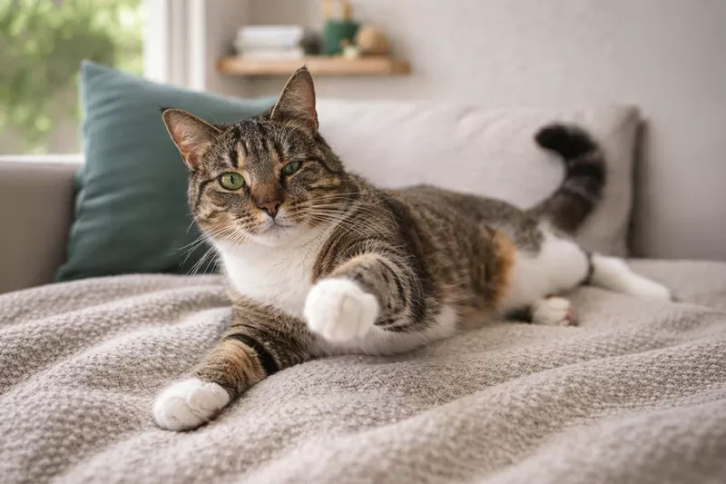 Замечательная кошечка Лучик в дар 6