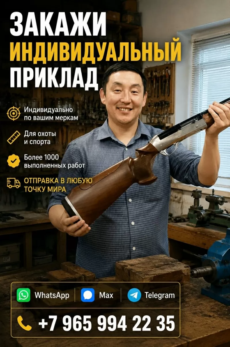 Закажите индивидуальный приклад по своим меркам в Беларуси