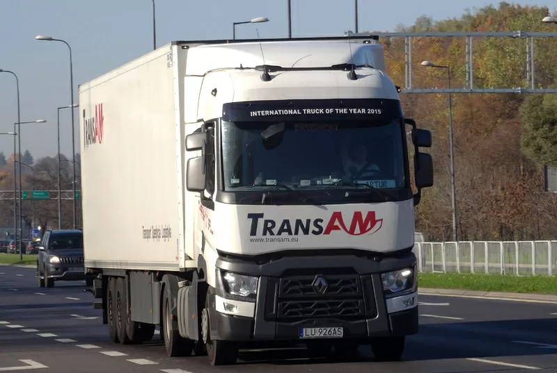 TRANSAM приглашает водителей C+E Официальное трудоустройство в Польше